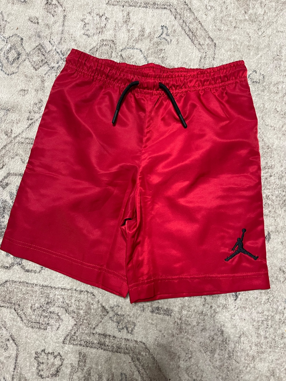 Jordan Kids' Jumpman Woven Play Shorts in Gym Red